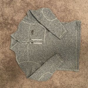 Gray Large North Face pullover